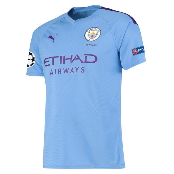 Camiseta Manchester City 1ª Kit 2019 2020 Azul
